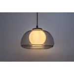 Rábalux 72275 Elowen Beltéri lámpa, Függeszték, fekete-füstös G9G9 1x MAX 5, IP20