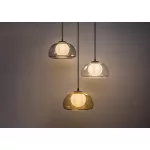 Rábalux 72276 Elowen Beltéri lámpa, Függeszték, fekete-többszínű G9G9 3x MAX 5, IP20