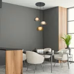 Rábalux 72276 Elowen Beltéri lámpa, Függeszték, fekete-többszínű G9G9 3x MAX 5, IP20