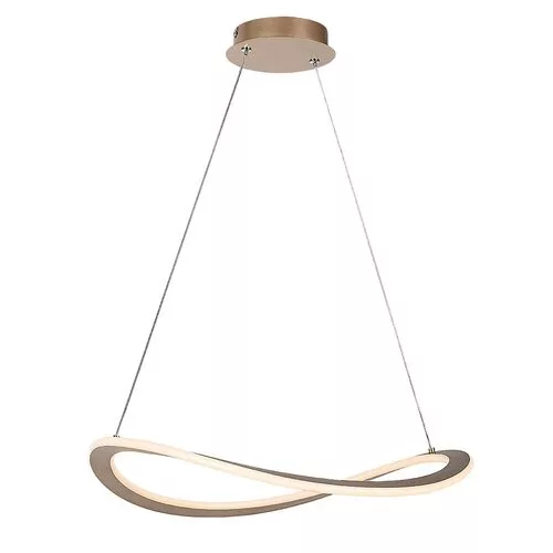 Rábalux 72281 Kallira Beltéri lámpa, Függeszték, arany-fehér LED 40, IP20