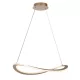 Rábalux 72281 Kallira Beltéri lámpa, Függeszték, arany-fehér LED 40, IP20