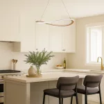 Rábalux 72281 Kallira Beltéri lámpa, Függeszték, arany-fehér LED 40, IP20