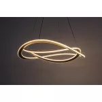 Rábalux 72282 Kallira Beltéri lámpa, Függeszték, arany-fehér LED 72, IP20