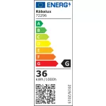 Rábalux RBL72296 Emilion Beltéri lámpa Függeszték fekete/ arany, fehér LED 36 IP20