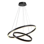 Rábalux 72305 Isaure Beltéri lámpa, Függeszték, fekete-fehér LED 80, IP20