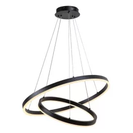   Rábalux 72305 Isaure Beltéri lámpa, Függeszték, fekete-fehér LED 80, IP20