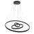 Rábalux 72306 Isaure Beltéri lámpa, Függeszték, fekete-fehér LED 100, IP20