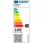 Rábalux 72306 Isaure Beltéri lámpa, Függeszték, fekete-fehér LED 100, IP20