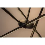 Rábalux 72338 Henli2 Beltéri lámpa, Függeszték, fekete-fehér LED 40, IP20