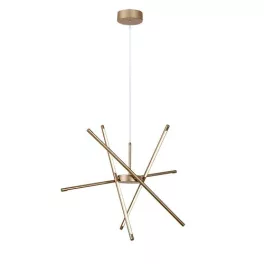   Rábalux 72339 Henli2 Beltéri lámpa, Függeszték, arany-fehér LED 40, IP20