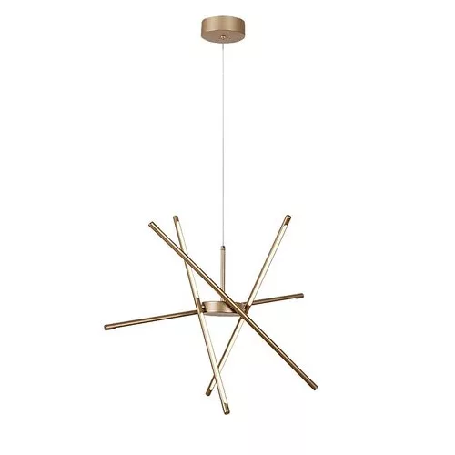 Rábalux 72339 Henli2 Beltéri lámpa, Függeszték, arany-fehér LED 40, IP20