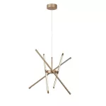 Rábalux 72339 Henli2 Beltéri lámpa, Függeszték, arany-fehér LED 40, IP20