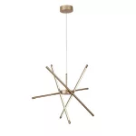 Rábalux 72339 Henli2 Beltéri lámpa, Függeszték, arany-fehér LED 40, IP20
