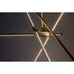 Rábalux 72339 Henli2 Beltéri lámpa, Függeszték, arany-fehér LED 40, IP20