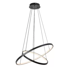   Rábalux 72345 Beliza Beltéri lámpa, Függeszték, fekete-fehér LED 75, IP20