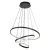 Rábalux 72346 Beliza Beltéri lámpa, Függeszték, fekete-fehér LED 90, IP20