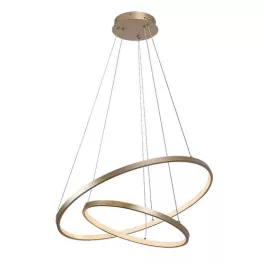   Rábalux 72348 Beliza Beltéri lámpa, Függeszték, arany-fehér LED 75, IP20