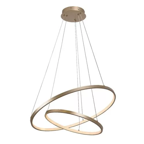 Rábalux 72348 Beliza Beltéri lámpa, Függeszték, arany-fehér LED 75, IP20