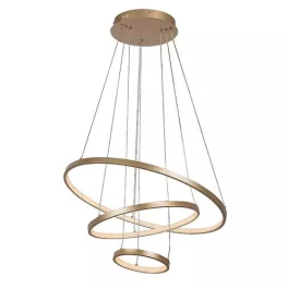   Rábalux 72349 Beliza Beltéri lámpa, Függeszték, arany-fehér LED 90, IP20