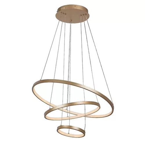 Rábalux 72349 Beliza Beltéri lámpa, Függeszték, arany-fehér LED 90, IP20