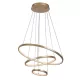 Rábalux 72349 Beliza Beltéri lámpa, Függeszték, arany-fehér LED 90, IP20