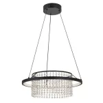 Rábalux 72353 Maribell Beltéri lámpa, Függeszték, fekete-átlátszó LED 40, IP20