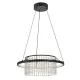 Rábalux 72353 Maribell Beltéri lámpa, Függeszték, fekete-átlátszó LED 40, IP20