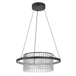 Rábalux 72353 Maribell Beltéri lámpa, Függeszték, fekete-átlátszó LED 40, IP20