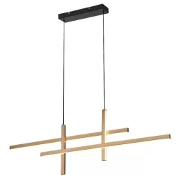   Rábalux 72366 Severine Beltéri lámpa, Függeszték, fekete/ arany-fehér LED 40, IP20
