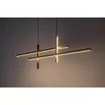 Rábalux 72366 Severine Beltéri lámpa, Függeszték, fekete/ arany-fehér LED 40, IP20