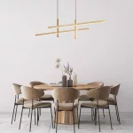 Rábalux 72366 Severine Beltéri lámpa, Függeszték, fekete/ arany-fehér LED 40, IP20