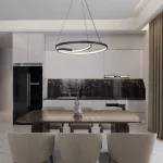 Rábalux 72367 Niloo Beltéri lámpa, Függeszték, fekete-fehér LED 40, IP20