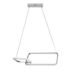 Rábalux 72368 Malwen Beltéri lámpa, Függeszték, króm-fehér LED 36, IP20