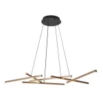 Rábalux 72369 Severine Beltéri lámpa, Függeszték, fekete/ arany-fehér LED 40, IP20