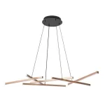 Rábalux 72369 Severine Beltéri lámpa, Függeszték, fekete/ arany-fehér LED 40, IP20