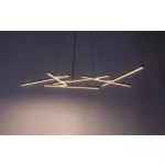 Rábalux 72369 Severine Beltéri lámpa, Függeszték, fekete/ arany-fehér LED 40, IP20