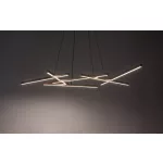 Rábalux 72369 Severine Beltéri lámpa, Függeszték, fekete/ arany-fehér LED 40, IP20