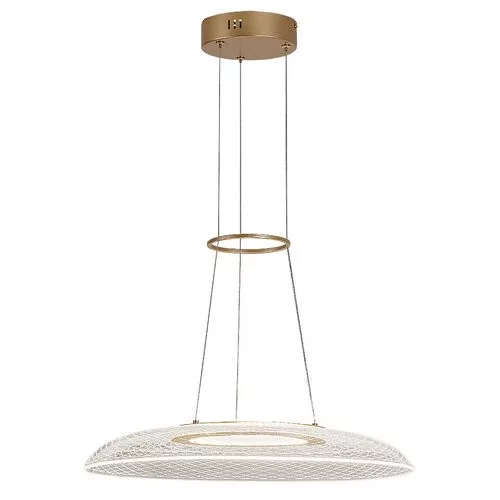 Rábalux 72411 Zofrael Beltéri lámpa, Függeszték, arany-átlátszó LED 24, IP20