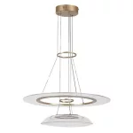 Rábalux 72412 Zofrael Beltéri lámpa, Függeszték, arany-átlátszó LED 36, IP20