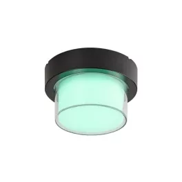   Rábalux 7246 Durbe Kültéri fali lámpa/ Kültéri mennyezeti fekete-fehér LED 10, IP54