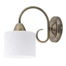   Rábalux 7274 Edith Beltéri Fali lámpa antik sárgaréz-opál üveg E27 1x MAX 60, IP20