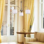 Rábalux 7275 Edith Beltéri Csillár antik sárgaréz-opál üveg E27 3x MAX 60, IP20
