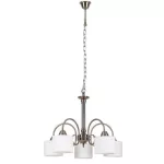 Rábalux 7276 Edith Beltéri Csillár antik sárgaréz-opál üveg E27 5x MAX 60, IP20