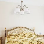 Rábalux 7276 Edith Beltéri Csillár antik sárgaréz-opál üveg E27 5x MAX 60, IP20