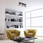 Rábalux 73003 Aberama Spotlámpa fekete-fekete E14 3X MAX 10, IP20