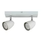 Rábalux 73018 Perico Beltéri lámpa Mennyezeti lámpa fehér, fehér GU10 2X MAX 5, IP20