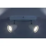 Rábalux 73018 Perico Beltéri lámpa Mennyezeti lámpa fehér, fehér GU10 2X MAX 5, IP20