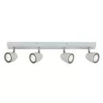 Rábalux 73022 Perico Beltéri lámpa Mennyezeti lámpa fehér, fehér GU10 4X MAX 5, IP20