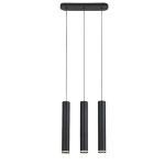 Rábalux 73037 Senobia Beltéri lámpa Függeszték fekete, fehér GU10 3X MAX 5, IP20