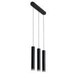 Rábalux 73037 Senobia Beltéri lámpa Függeszték fekete, fehér GU10 3X MAX 5, IP20